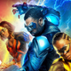 China Anne McClain as Lightning, Cress Williams as Black Lightning, and Nafessa Willians as Thunder.